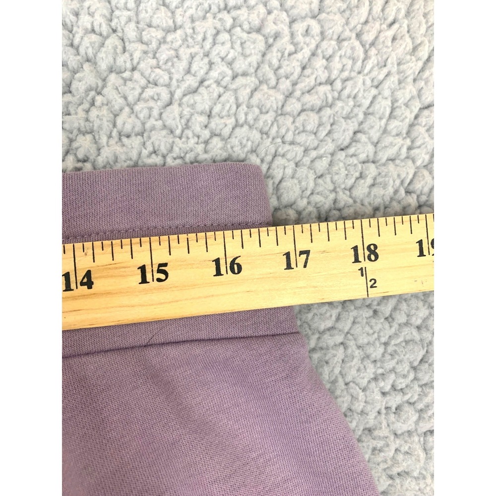 Under Armour Sweatpants Womens Large Purple Loose Fit Fleece Jogger Pockets - Picture 8 of 8